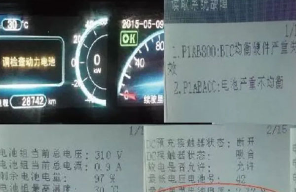高壓電池嚴重不均衡